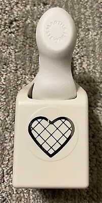 Martha Stewart Lace Heart Love Plaid Valentine Scrapbook Craft Paper Punch • $19.99