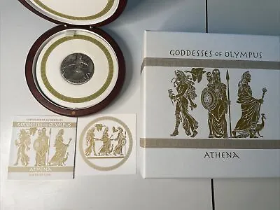 2015 GODDESSES OF OLYMPUS - ATHENA - 2oz Silver Coin HIGH RELIEF ANTIQUE. • $275