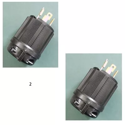 2X L15-30 Plug -NEMA L15-30P Locking Plug Rated For 30A 250V  UL • $16.93