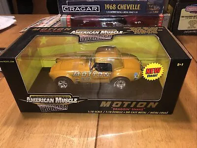 American Muscle Thunder 1:18 Motion Draggin' Snake Never Opened NOS King Cobra • $59