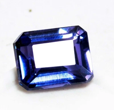 $9.99 • Buy Natural Emerald Cut 5.40 CtS Color Change Alexandrite Gemstone EM3980