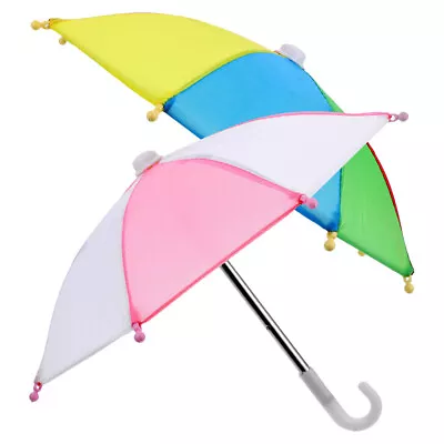 Mini Colorful Doll Umbrella Toy For Dollhouse Decoration & Photography Props-MX • $12.45