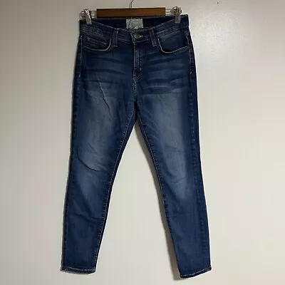 Current Elliot Jeans Womens 28 Highwaist Stiletto Skinny Denim Jeans Medium Wash • $19.95