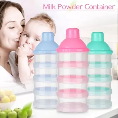 Milk Powder Container Food Storage Box Baby Milk Bottle Formula Dispenser • £4.99