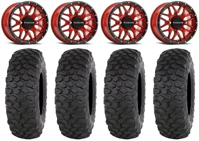 Raceline Krank 15  Wheels Red 35  Chicane DS Tires Can-Am Defender • $1561.04