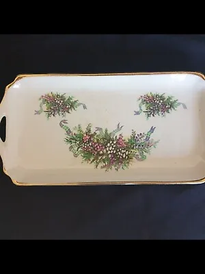 Vintage BurleighWare Burgess And Leigh Decorative English Plate • $15