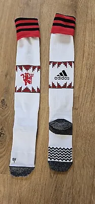 Rare Adidas Manchester United 2022/23 Change Home Player Issue Socks. BNWT MEDM • £20