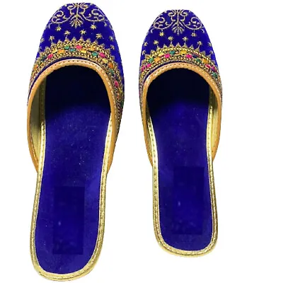 Khussa Chappal With Unique Embroidery Indian Jutti Khussa Fancy Work Khussa • $5