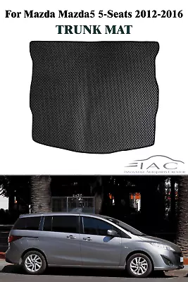 For Mazda Mazda5 Premacy 7-Seats 12-16 Black Rear Sponge Cargo Mat Car Carpet • $104.99