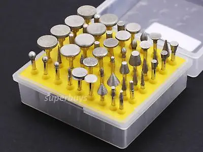 50pc Diamond Head Tip Tipped Rotary Grinding Holesaw Bur Burr Drill Bit Tool Set • $49.95