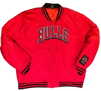 Chicago Bulls Satin Jacket Xxl Michael Jordan Nba Basketball New With Tags • $79.99