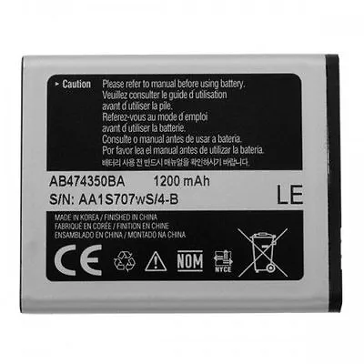 🔋 OEM Samsung AB474350BA Battery For GT-B5722 Duos GT-B7722 GT-i5500 Galaxy 550 • $13.93