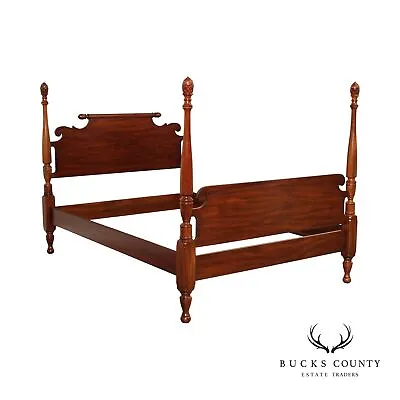 Henkel Harris Traditional Full Size Mahogany Poster Bed • $1495