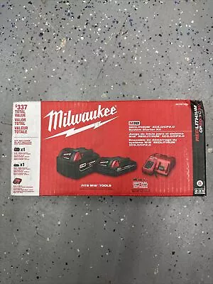 Milwaukee 48-59-1852 M18 RedLithium 5.0ah/2.0ah Starter Kit • $107.99