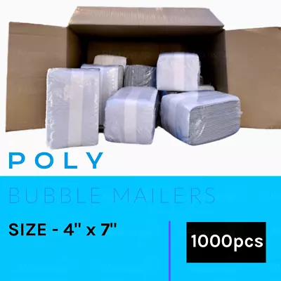 1000 PCS | Poly Bubble Mailers #000 4x7'' Shipping Mailing Padded Envelopes Bags • $65.93