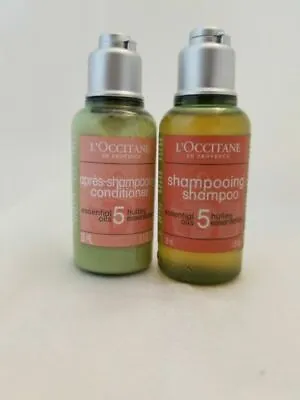  L'occitane Shampoo & Conditioner 5 Essential Oils Travel Size 1.1 Oz New • $14.99