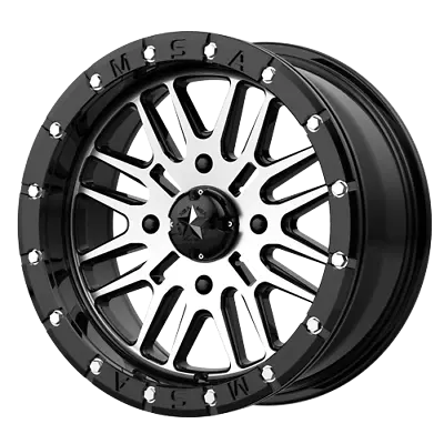 Set Of (4) MSA MotoSport Alloys 16  Brute M37 Beadlock Rim Wheel Polaris CanAm • $1332