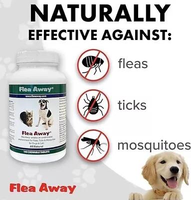 100Tablets Flea Tick Mosquito Repellent Medication Medicine Pills For Dogs& Cats • $35.99