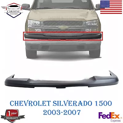 Front Upper Bumper Cover Textured For Chevrolet Silverado 1500 2003-2007 • $112