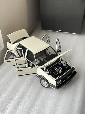 1:18 Scale Volkswagen VW Jetta GT MK2 White Dealer Edition Diecast Models Car • $130