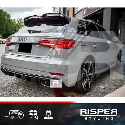 Audi A3 8v Hatch 2014-2020  Oettinger Style Rear Spoiler In Gloss Black • £69.95