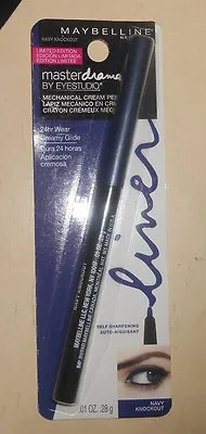 1 Maybelline Master Drama Mechanical Cream Pencil 24hr Navy Knockout  • $13.99