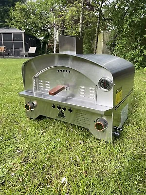 £225 • Buy Super Grills 2 Burner Table Top Gas Fired Pizza Oven Outdoor Smokeless Cooking