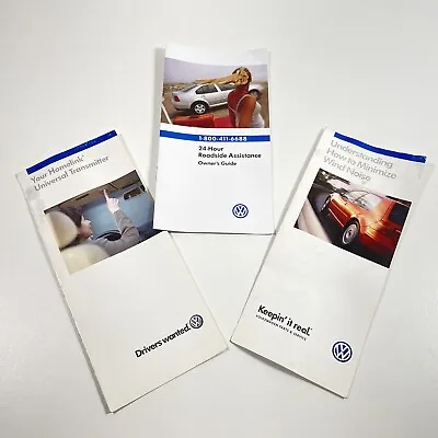 Volkswagen Owners Manual Pamphlets Packets For  1999-2005 Mk4 VW Golf Jetta GTI • $19.99