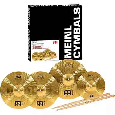 Meinl HCS Cymbal Pack With FREE Splash Sticks And Lessons • $129.99