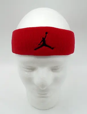 Nike Jordan Jumpman Dri-Fit Headband Mens Sweatband Gym Red/Black • $21.95