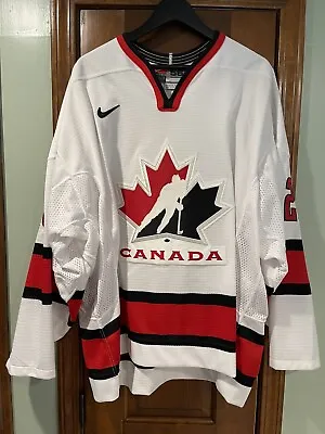 Pro Authentic Martin St. Louis #26 Signed Team Canada 2002 Jersey - Size 56 • $499.88