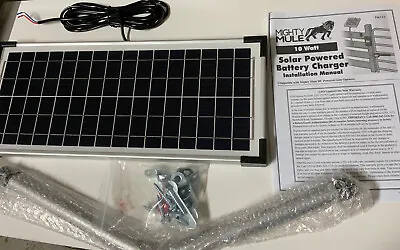 🚘 Mighty Mule FM123 10Watt Solar Panel Kit Charger Automatic Gate🆕 👉NO BOX • $112.99