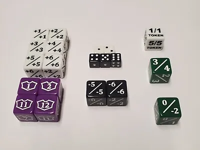 MTG Dice Starter Set / 20 Unique Counters For CCGs Like Magic: The Gathering • $19.99