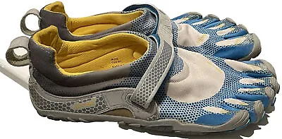 VIBRAM FiveFingers Bikila Barefoot Running Shoes Women's Sz 41 US 9.5 Gray Blue • $39.99
