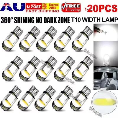 $4.79 • Buy 20X 021 For XSTORM White T10 194 168 W5W COB Bright LED Light Bulb Waterproof AU
