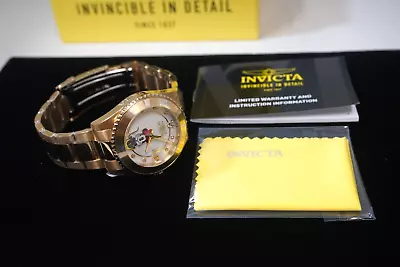 Invicta 41201 Disney Limited Gold Tone Minnie Mouse Women's Watch • $99.95