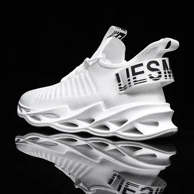 Mens Athletic Running Casual Shoes Jogging Walking Non-slip Tennis Sneakers Gym • $15.99