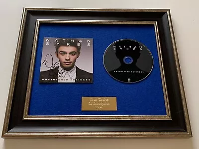 Signed/autographed Nathan Sykes - Unfinished Business Framed Cd Presentation • £89.99