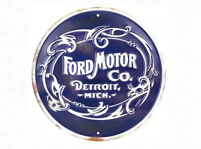 12  Licensed Ford Motor Co Sign / Ford Detroit Signs Classic Vintage Car Cars • $19.99