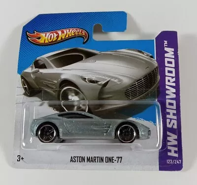 Hot Wheels HW Showroom Aston Martin One-77 Short Card • $5