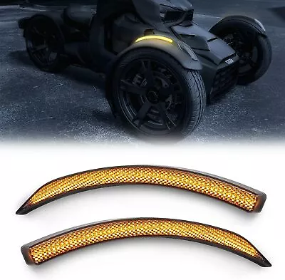 Front Fender LED Light Amber Light For Can Am Ryker 600 900 Spyder F3 RT 2019-23 • $62.99