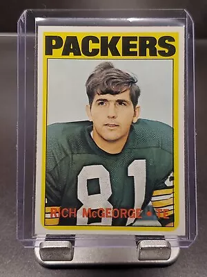 1972 Rich McGeorge Green Bay Packers Topps Football Card #33 • $1.99