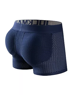 1pc Men's Mesh Breathable Butt Lift Boxer Briefs Underwear With Butt Pad Enlarge • $14.79