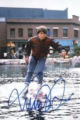 Michael J Fox Signed 11x14 Photo Back To The Future Authentic Autograph Psa Coa • $350