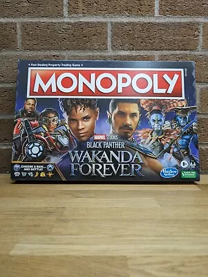 Hasbro Gaming Monopoly Marvel Studios Black Panther Wakanda Forever Edition [A1] • £13.99