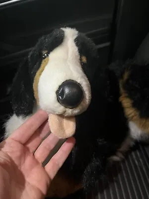 Vintage E&J Classic Prima Plush Bermese Dog Realistic Stuffed Animal Plushy Toy • $164