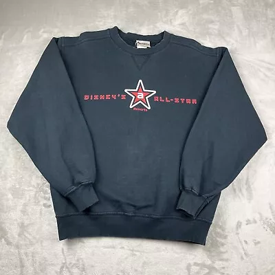 Vintage 90s Disney Resorts All Stars Logo Sweatshirt Men's Large Black • $19.99