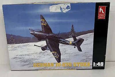 $14.99 • Buy HobbyCraft German Ju-87G Stuka 1/48 Scale Airplane Model Kit #1515