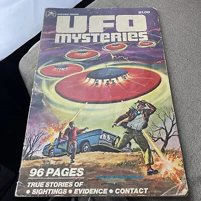 UFO Mysteries Vol 2 1976 True Comic Stories Of UFO Sightings. Golden Press • $19.99
