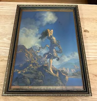 Original 1929 Maxfield Parrish – Edison Mazda Calendar Ecstasy • $75